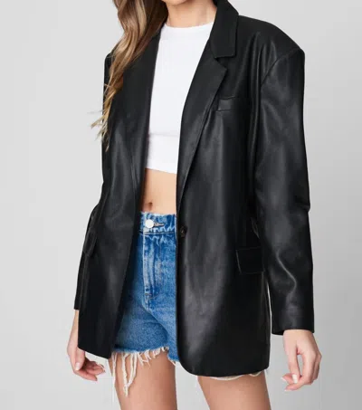 -BL^NK- SELF STARTER JACKET IN BLACK