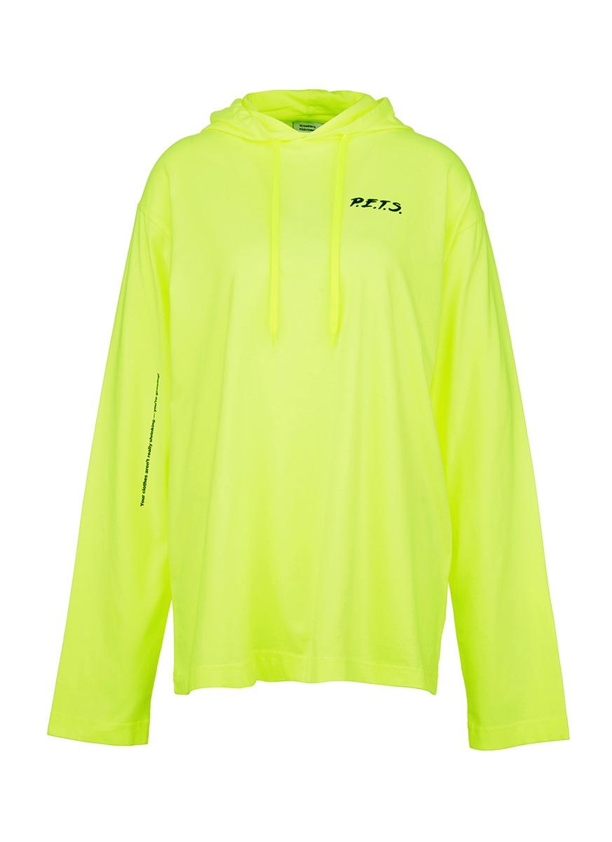 oversized hoodie neon