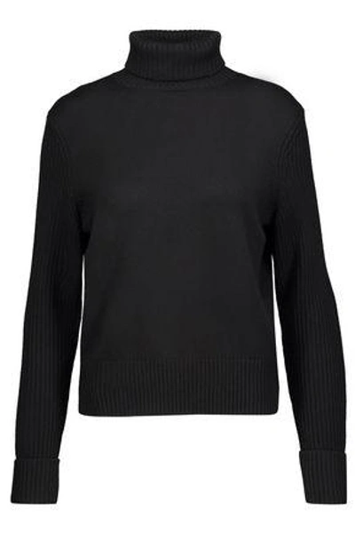 VANESSA SEWARD WOMAN COURCHEVE MERINO WOOL TURTLENECK SWEATER BLACK