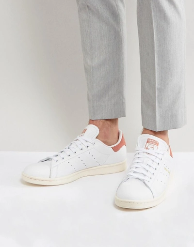 ADIDAS ORIGINALS STAN SMITH SNEAKERS IN WHITE CP9702 - WHITE
