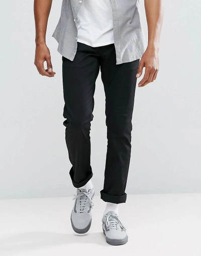 BRIXTON RESERVE CHINO IN STANDARD FIT - BLACK