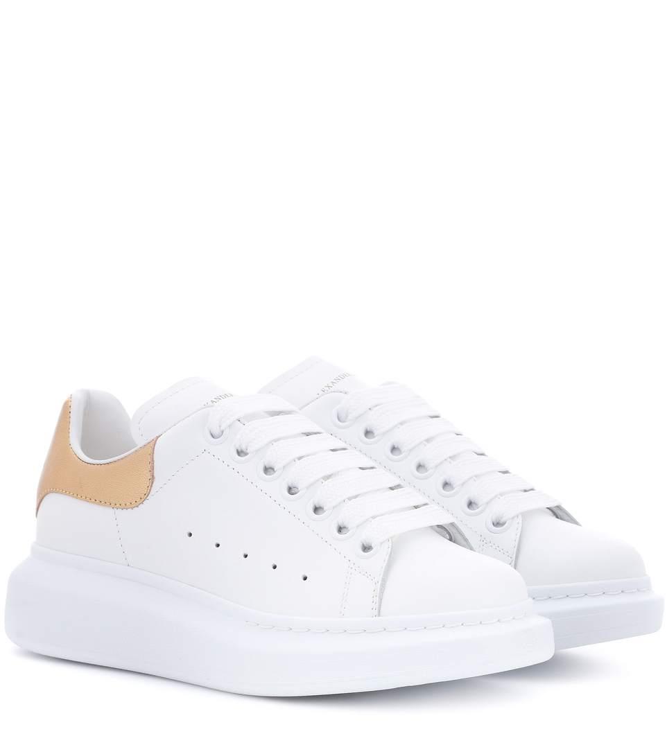 white and gold alexander mcqueen