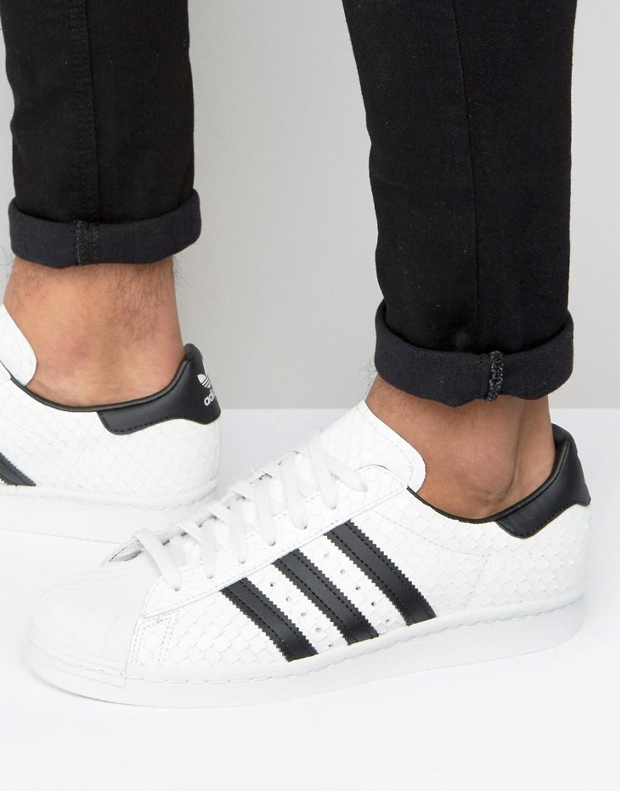 adidas originals superstar 80s comfort sneakers in white