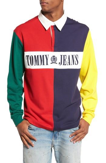 tommy jeans sweatshirt colorblock