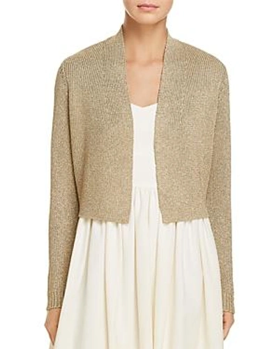 CALVIN KLEIN METALLIC SHRUG CARDIGAN