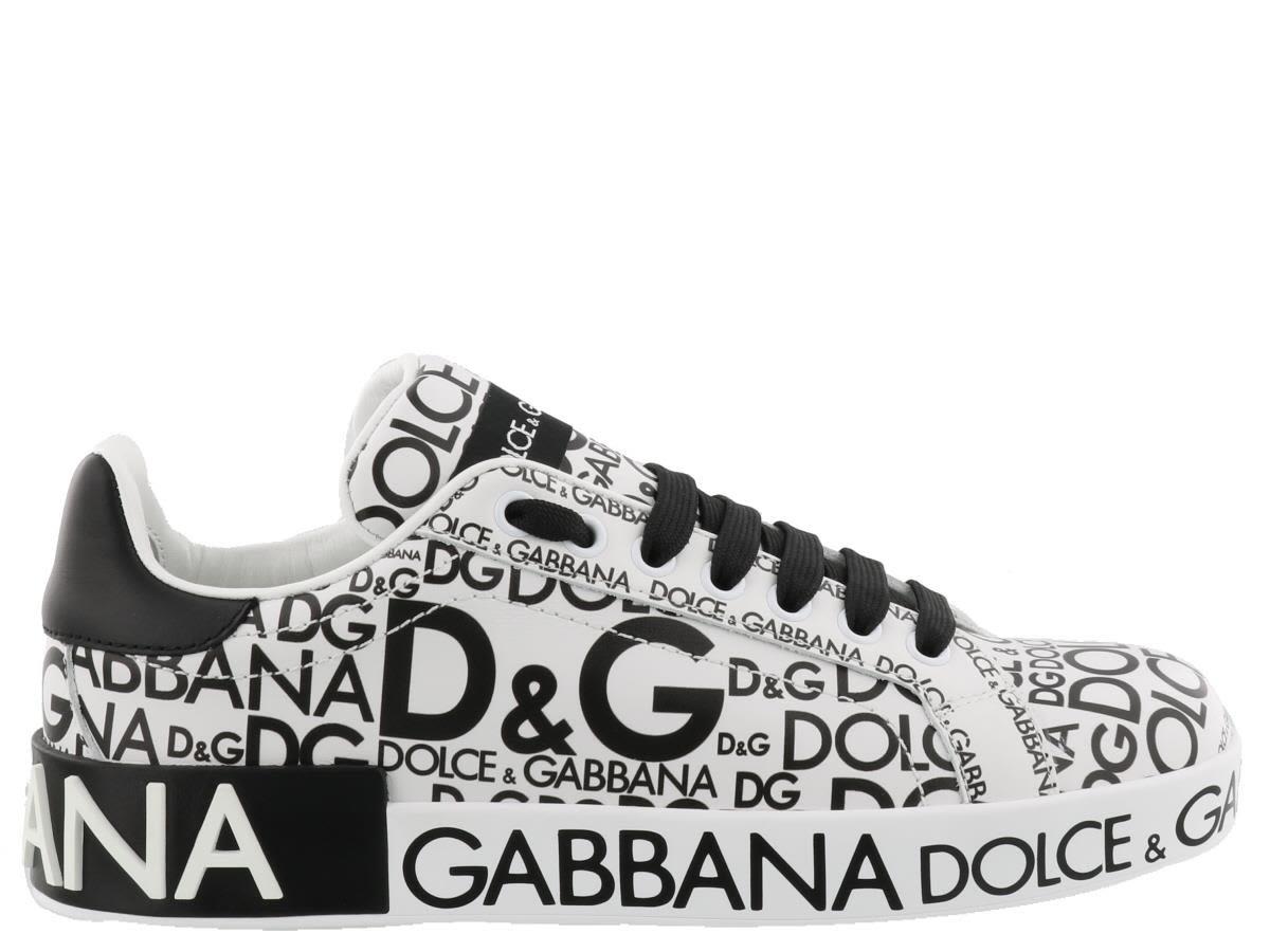 Shop Dolce & Gabbana Sneaker In Black White