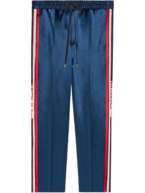 gucci blue joggers