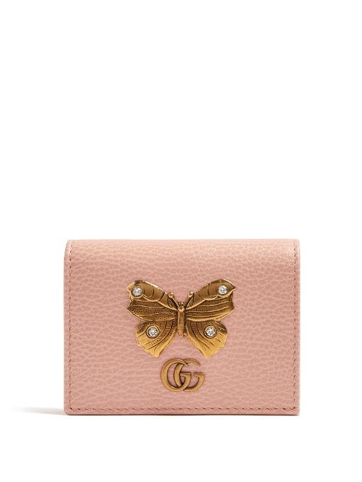gucci butterfly wallet
