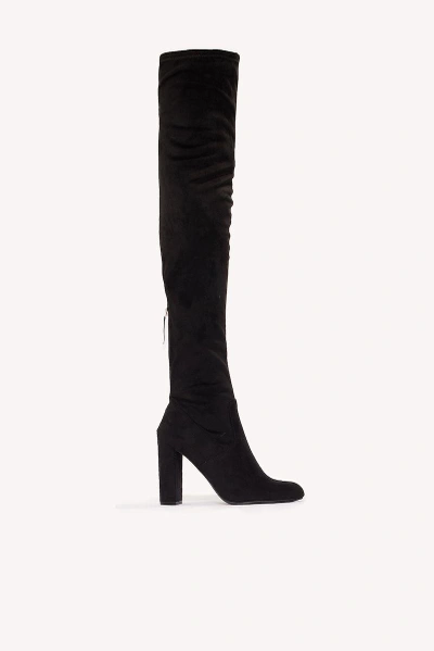 STEVE MADDEN EMOTIONS OVERKNEE BOOT - BLACK