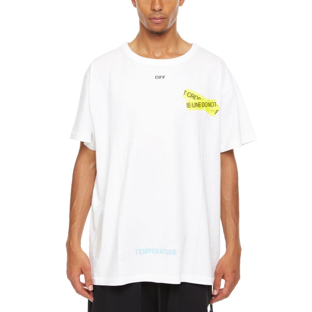 off white caution tape shirt