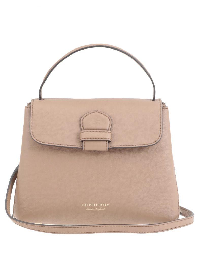 Shop Burberry Camberley Small Bag In Dark Sand