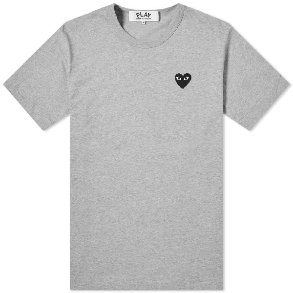 comme des garcons play basic logo tee