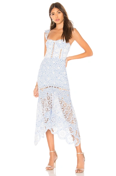 KARINA GRIMALDI IRMA EYELET DRESS