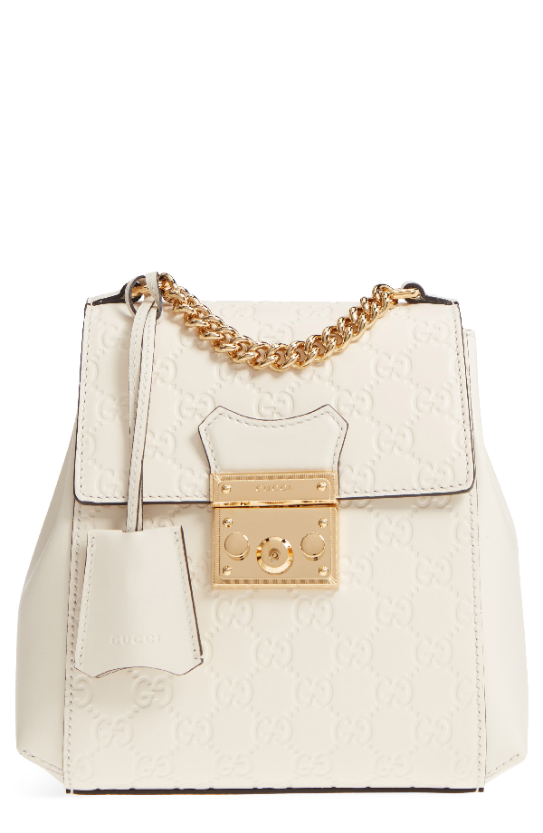 gucci supreme padlock backpack