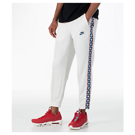 nike men's white track pants