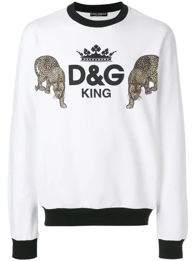 Dolce gabbana hot sale king sweatshirt