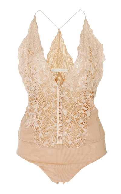 SIMKHAI LINGERIE DEEP V BODYSUIT