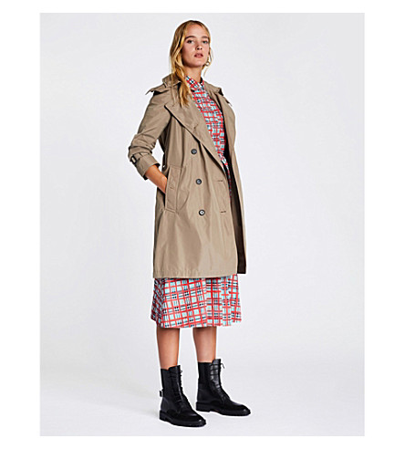 Burberry Amberford Cotton Trench Coat 