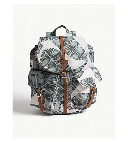 herschel backpack palm leaves