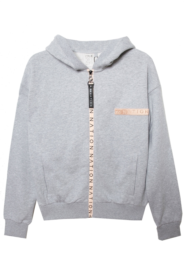 pe nation grey hoodie