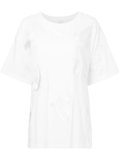 IKUMI EMBROIDERED OVERSIZED T-SHIRT