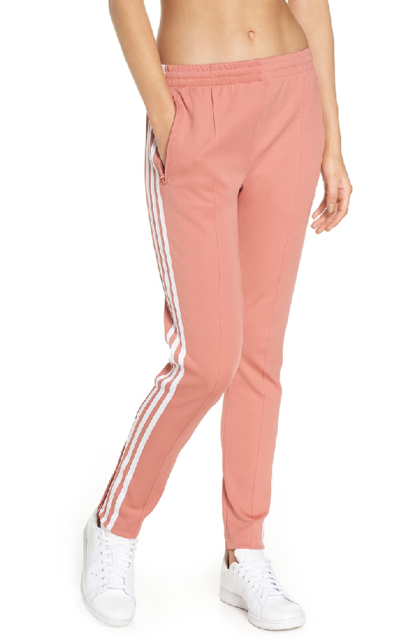 adidas ash pink track pants