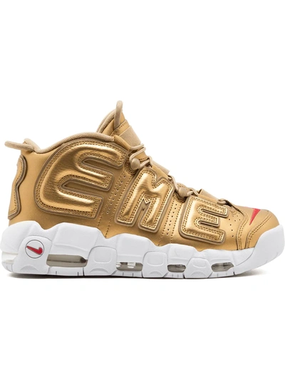 NIKE X AIR MORE UPTEMPO "SUPTEMPO GOLD" SNEAKERS