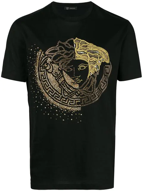 black and gold shirt