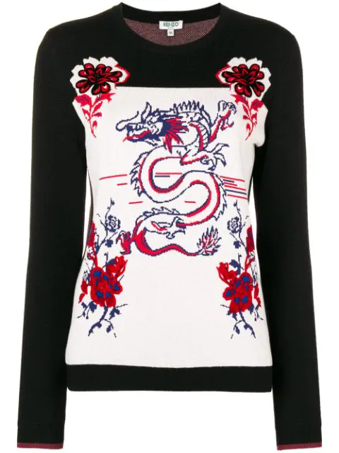 kenzo sweater dragon