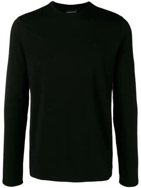emporio armani long sleeve shirt