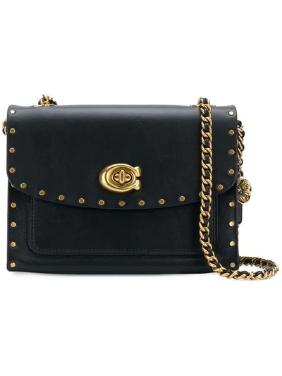 Coach Parker Shoulder Bag In Black