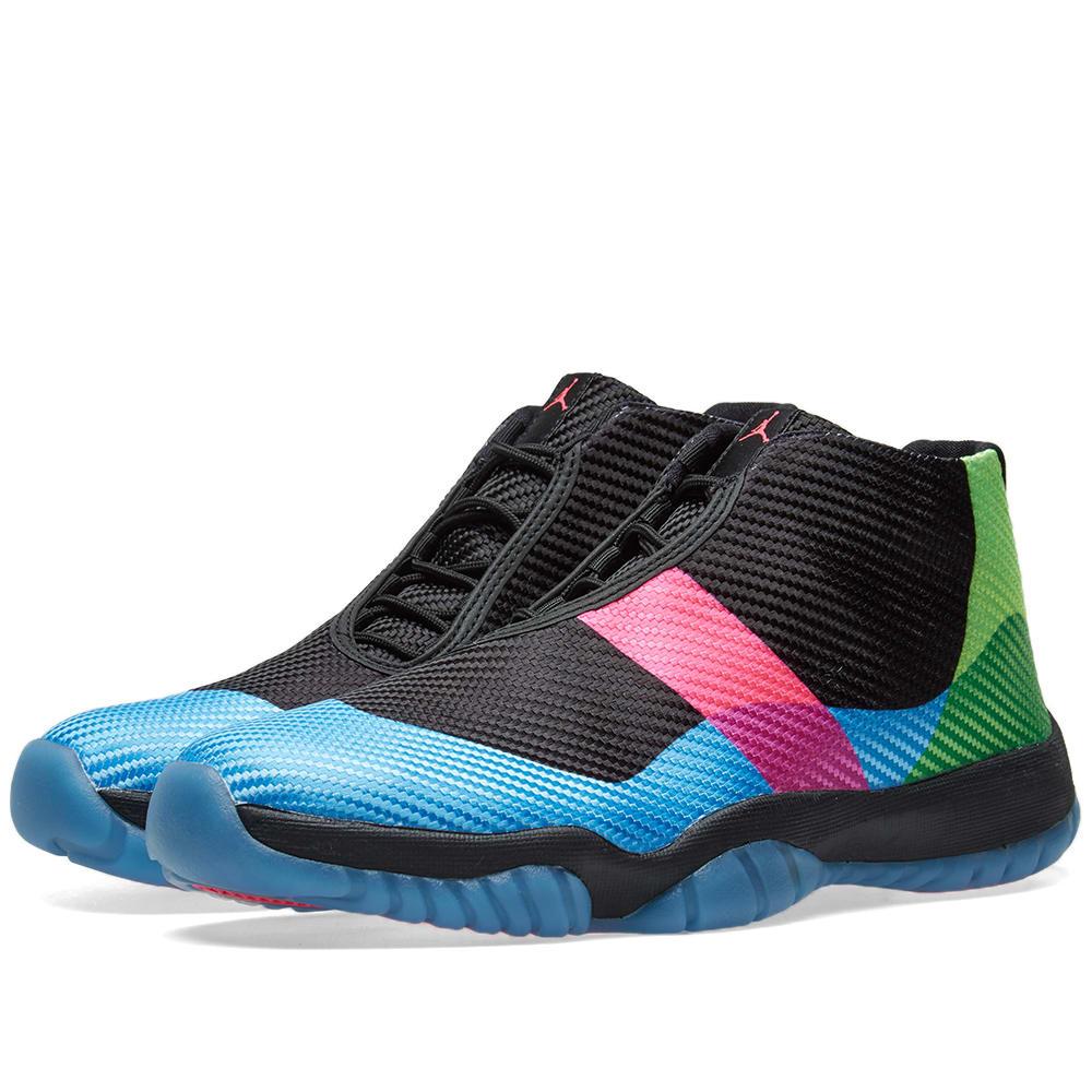 nike air jordan future trainers in black