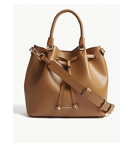 michael michael kors blakely leather bucket bag