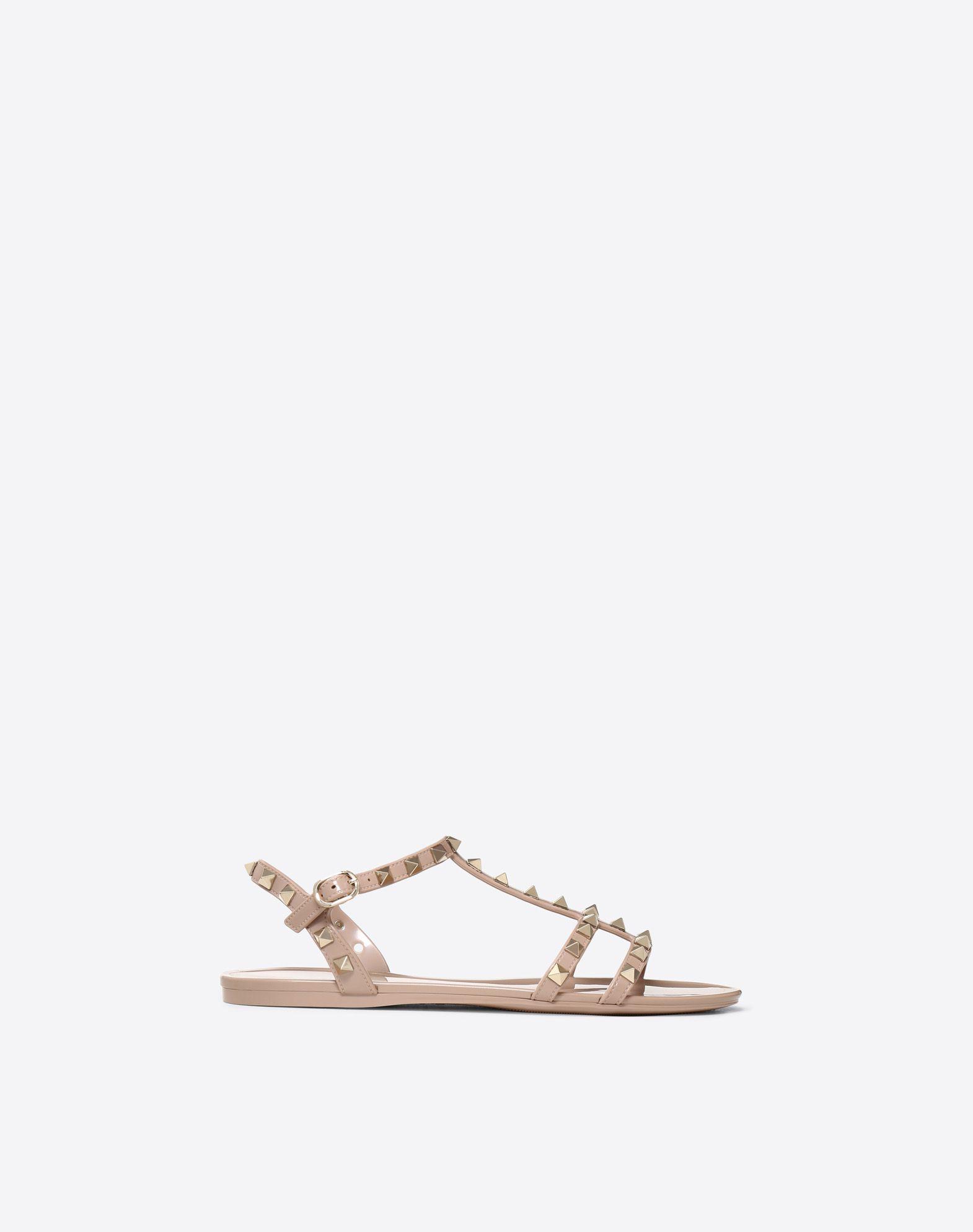 valentino garavani the rockstud rubber sandals