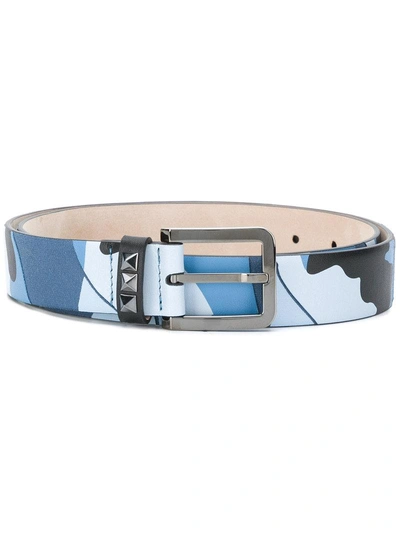 VALENTINO GARAVANI VALENTINO GARAVANI CAMOUFLAGE ROCKSTUD BELT