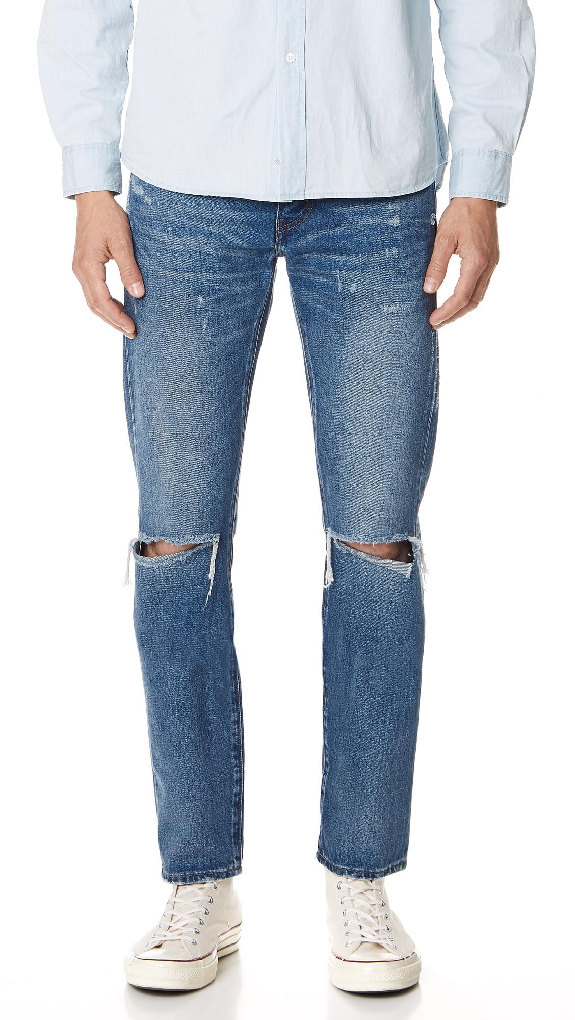 levi's 511 distressed slim jeans