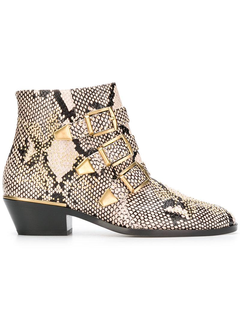 chloe snake boots