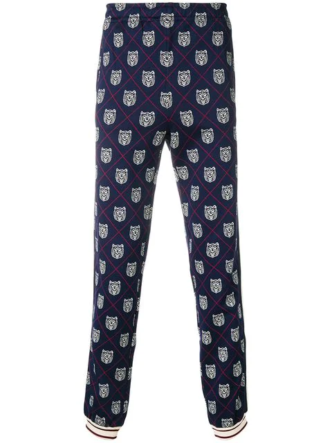 gucci print joggers