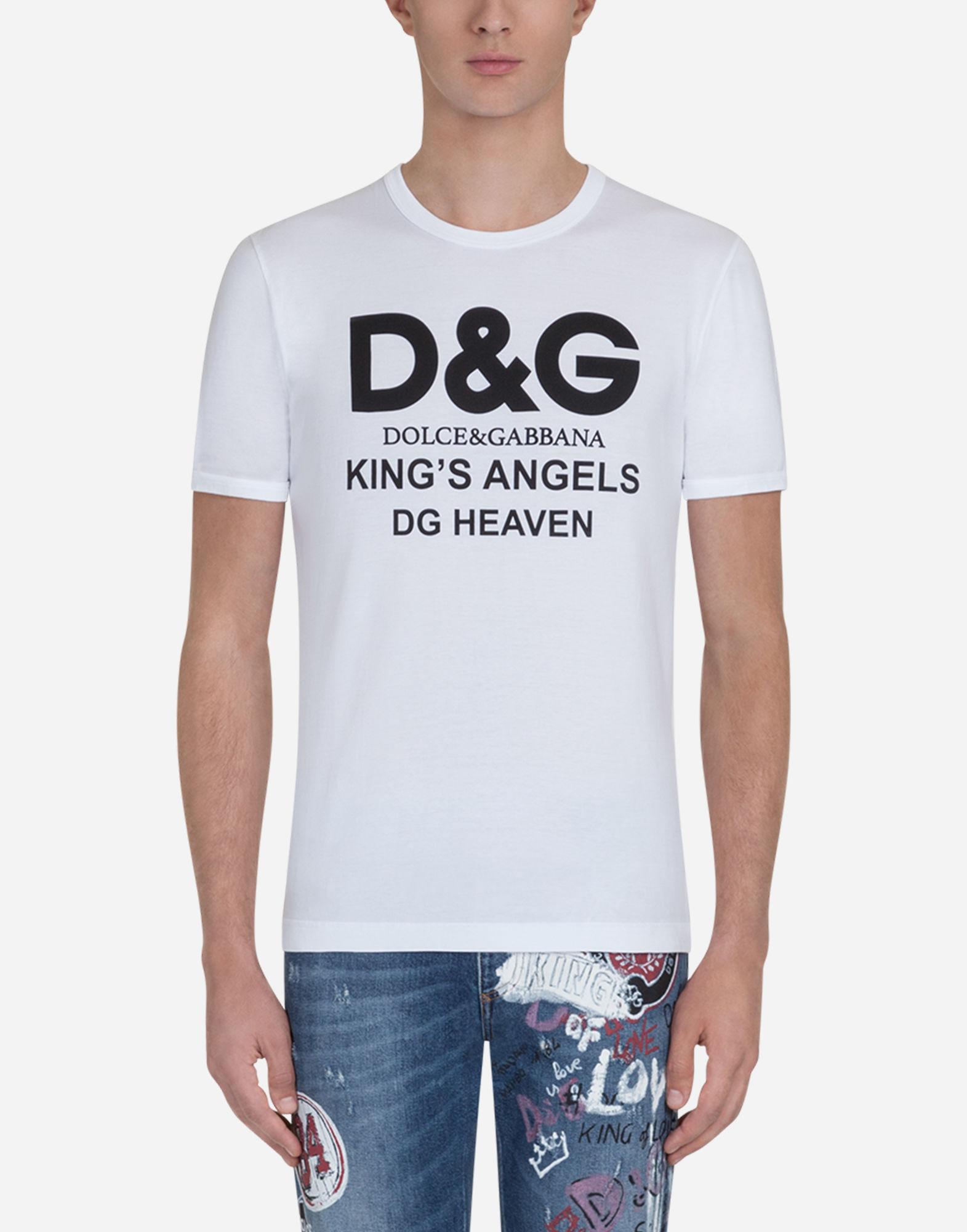 d&g white t shirt