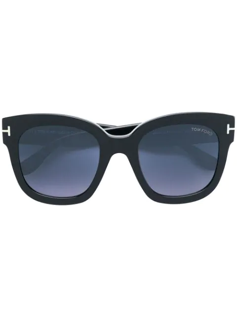 Shop Tom Ford Beatrix Sunglasses In Black