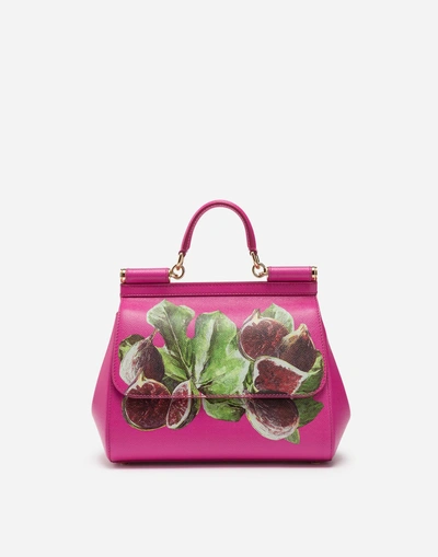 Medium sicily bag best sale in printed dauphine calfskin