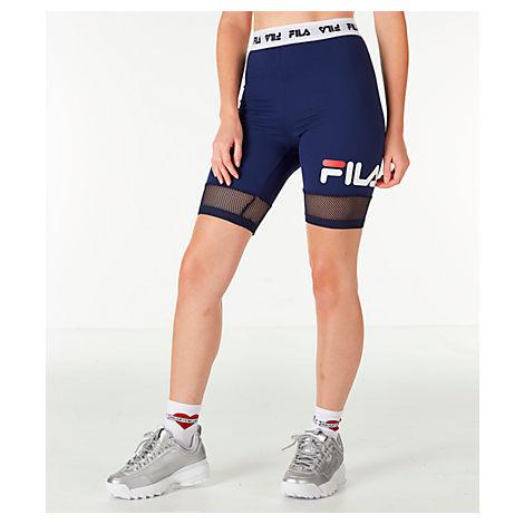 women fila biker shorts