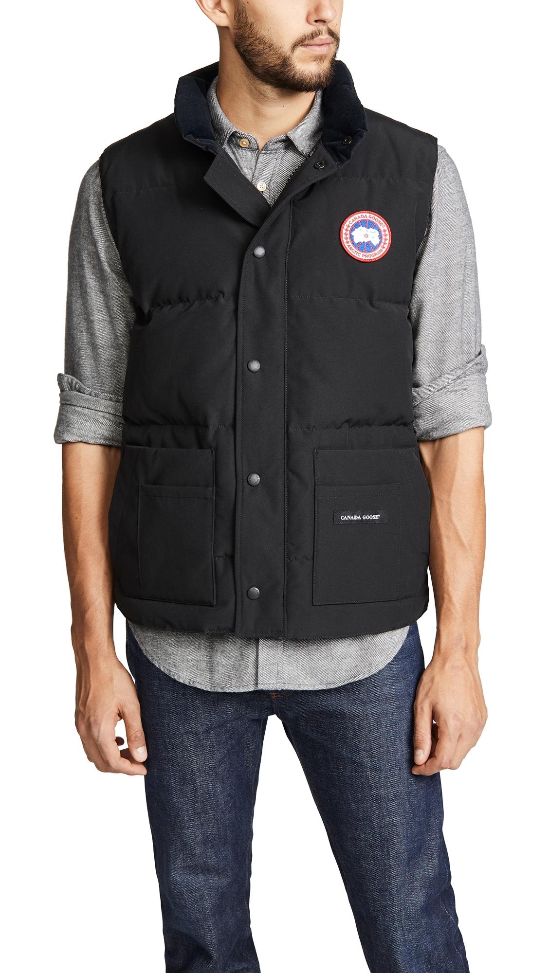 canada goose freestyle vest black