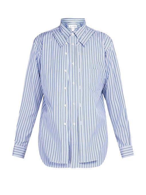 comme des garcons striped shirt mens