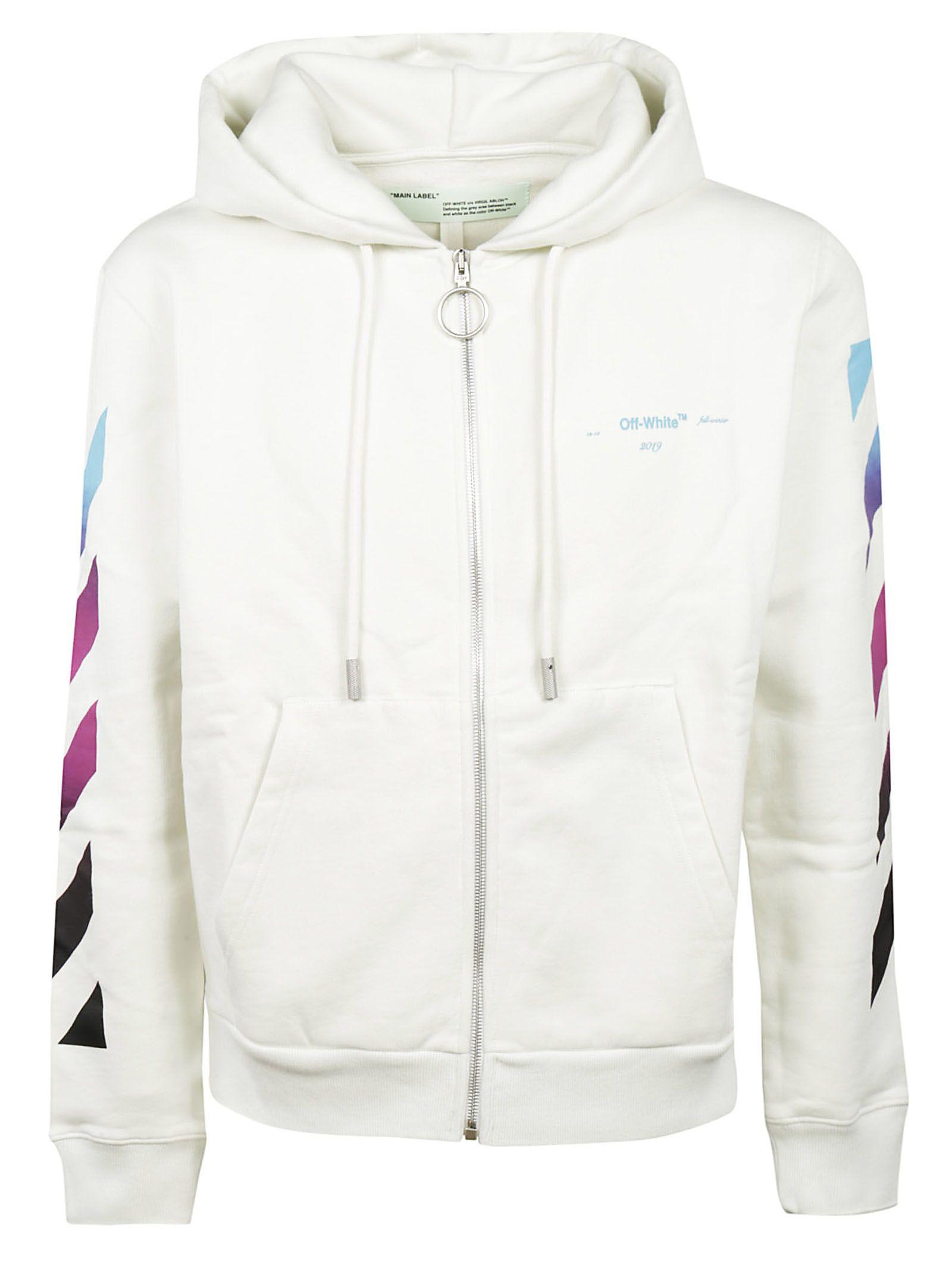 off white gradient zip