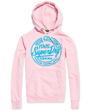 superdry pink hoodie mens