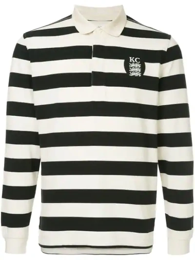 KENT & CURWEN LONG-SLEEVED LOGO POLO SHIRT