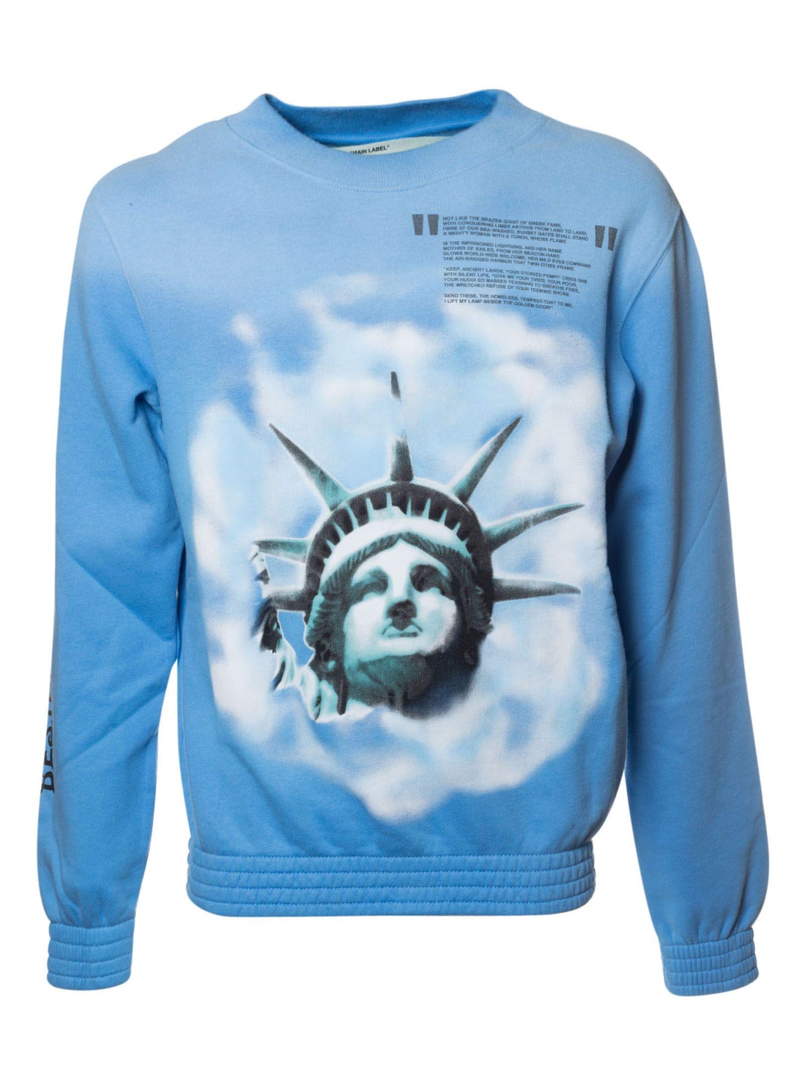 off white statue of liberty sweatshirt