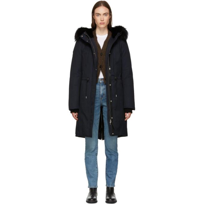 mackage enia down jacket with fur hood