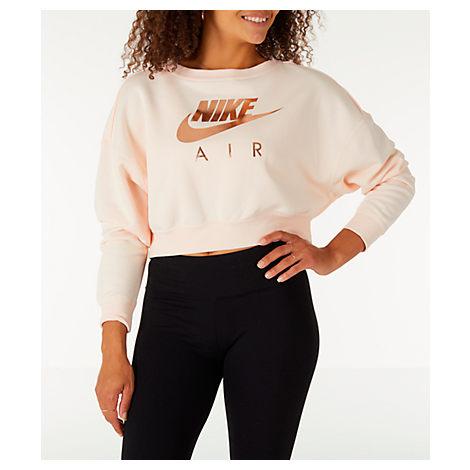 pink and gold nike hoodie